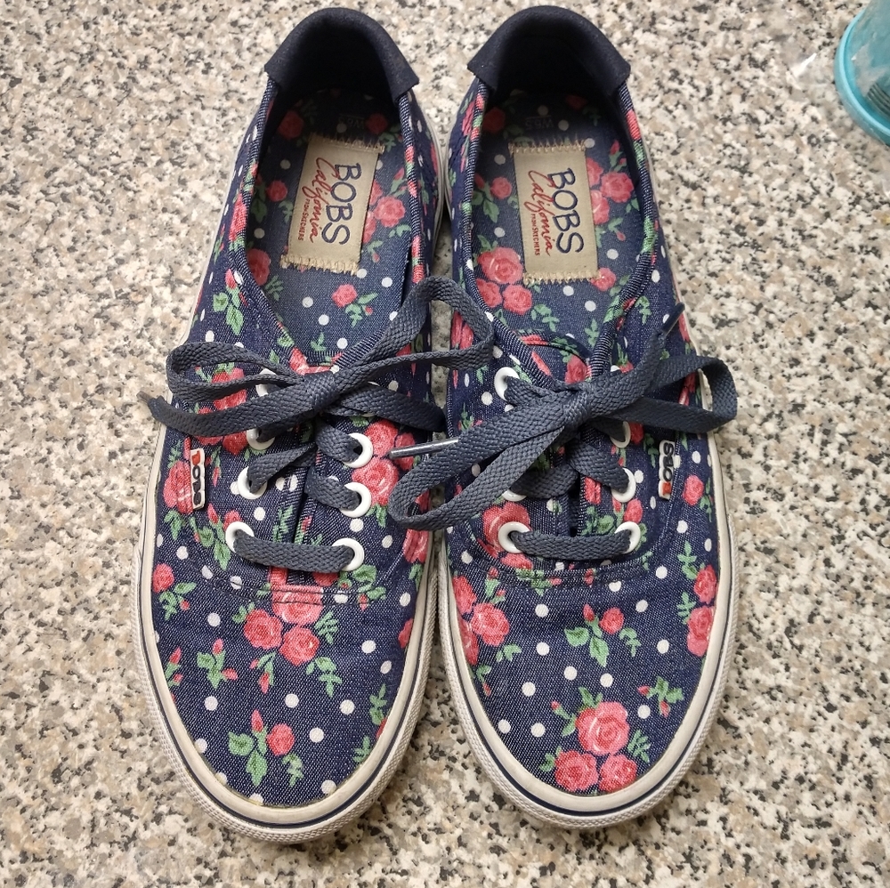 Bobs Floral Dot Sneakers